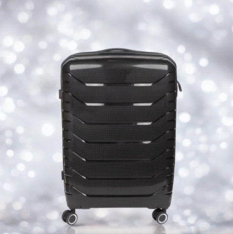 Set Trolere Voiaj, 4 Piese (35l, 43l, 70l, 105l), StowAway, 4 Roti Duble 360 Grade, Detasabile, PP, Inchidere Cifru, Negru, Gri, Naimeed D5967 [1]