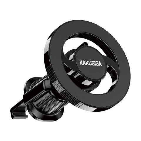 Suport auto Kaku KSC-1164, magnetic ventilatie, rotatie 360°, sistem PullClip, inel magnetic [3]