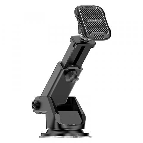 Auto & Moto - Suport Auto Magnetic, prindere ventuza, brat extensibil, 360 grade, Negru, KAKUSIGA