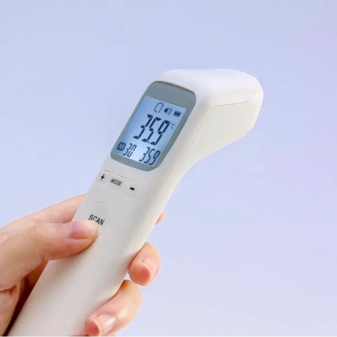 Termometru Digital cu Infrarosu și Alarma pentru Febra, Non-Contact, Andowl (CK-T1502) [5]
