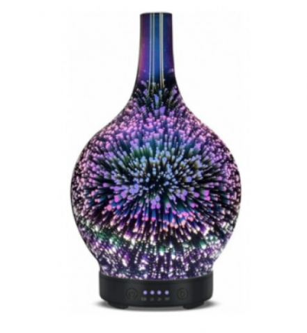 Articole Sanatate & Wellness - Umidificator si Difuzor de Aromaterapie, 120ml, cu Lumină RGB, Andowl (Q-XJ205)