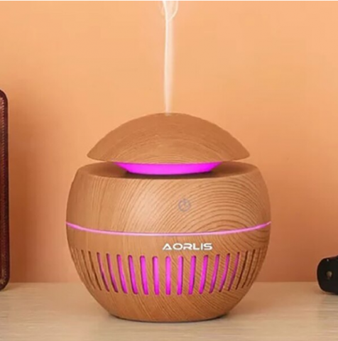 Umidificator Ultrasonic–Aparat de Aromaterapie cu LED RGB, Design Modern și Rezervor de 150ml (AORLIS-AO-50112) [2]