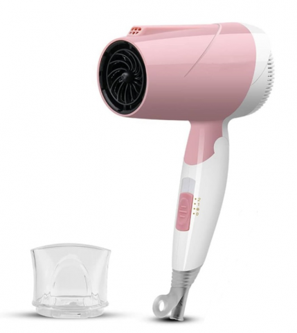 Articole Hair Styling - Uscător de Păr Pliabil 1800W, Ideal pentru Călătorii, 3 Trepte de Viteză, Protecție Termică, Compact și Ușor de Depozitat, Aorlis (AO-49968)