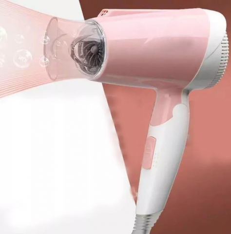 Uscător de Păr Pliabil 1800W, Ideal pentru Călătorii, 3 Trepte de Viteză, Protecție Termică, Compact și Ușor de Depozitat, Aorlis (AO-49968) [3]