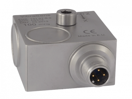 Accelerometru triaxial industrial