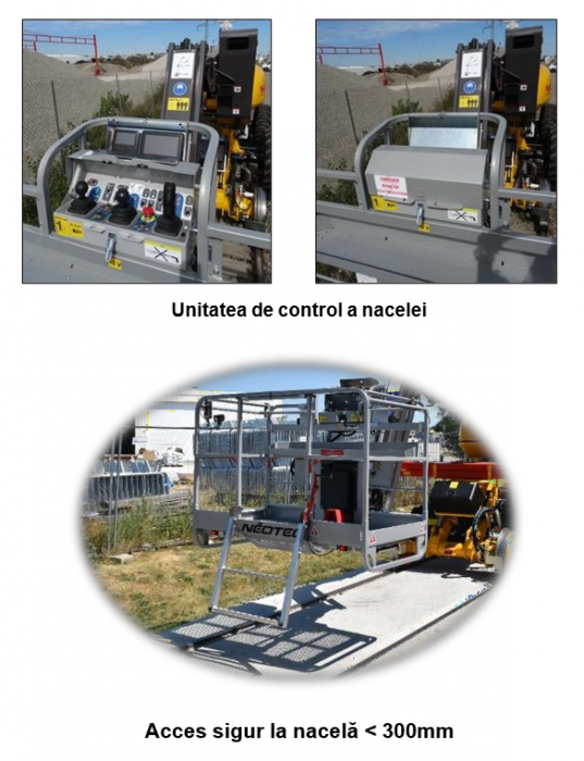 Nacelă articulată feroviară SKYRAILER D14 cu braț DELTA [6]