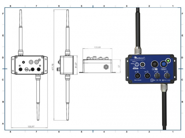 Placă de achiziție 2,4GHz BeanDevice AN-420 [2]