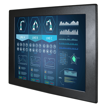 R19L300-IPM2TR - Display transflectiv IP65 frontal de 19 inch [2]