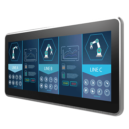 W15L100-PPB2 - Ecran cu montare pe panou multi-touch de 14,9 inch [2]