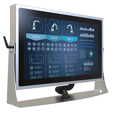 W24L100-SPA269-P1 - Display din seria P din inox IP69K de 23,8 inch [2]