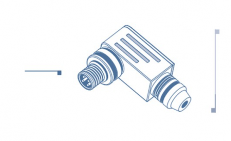 Mufa M12 din aluminiu