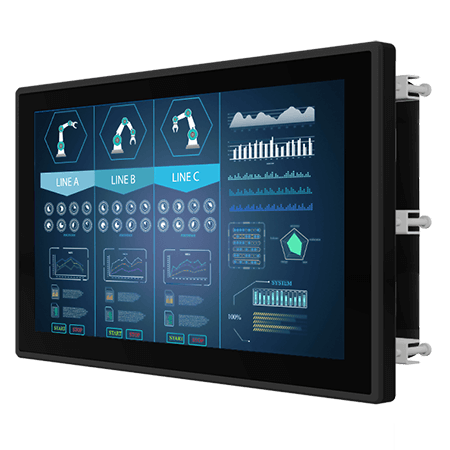 Display-uri Industriale - W24L100-EHA2 - Ecran cu montare pe panou multi-touch de 23,8 inch