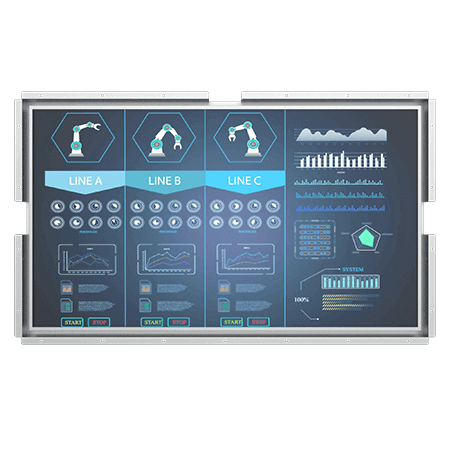 Display-uri Industriale - W43L300-OFA2HB - Display cu cadru deschis de 42,5 inch