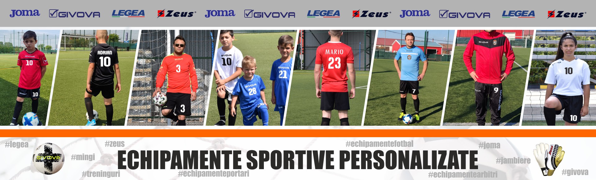 Echipamente sportive personalizate