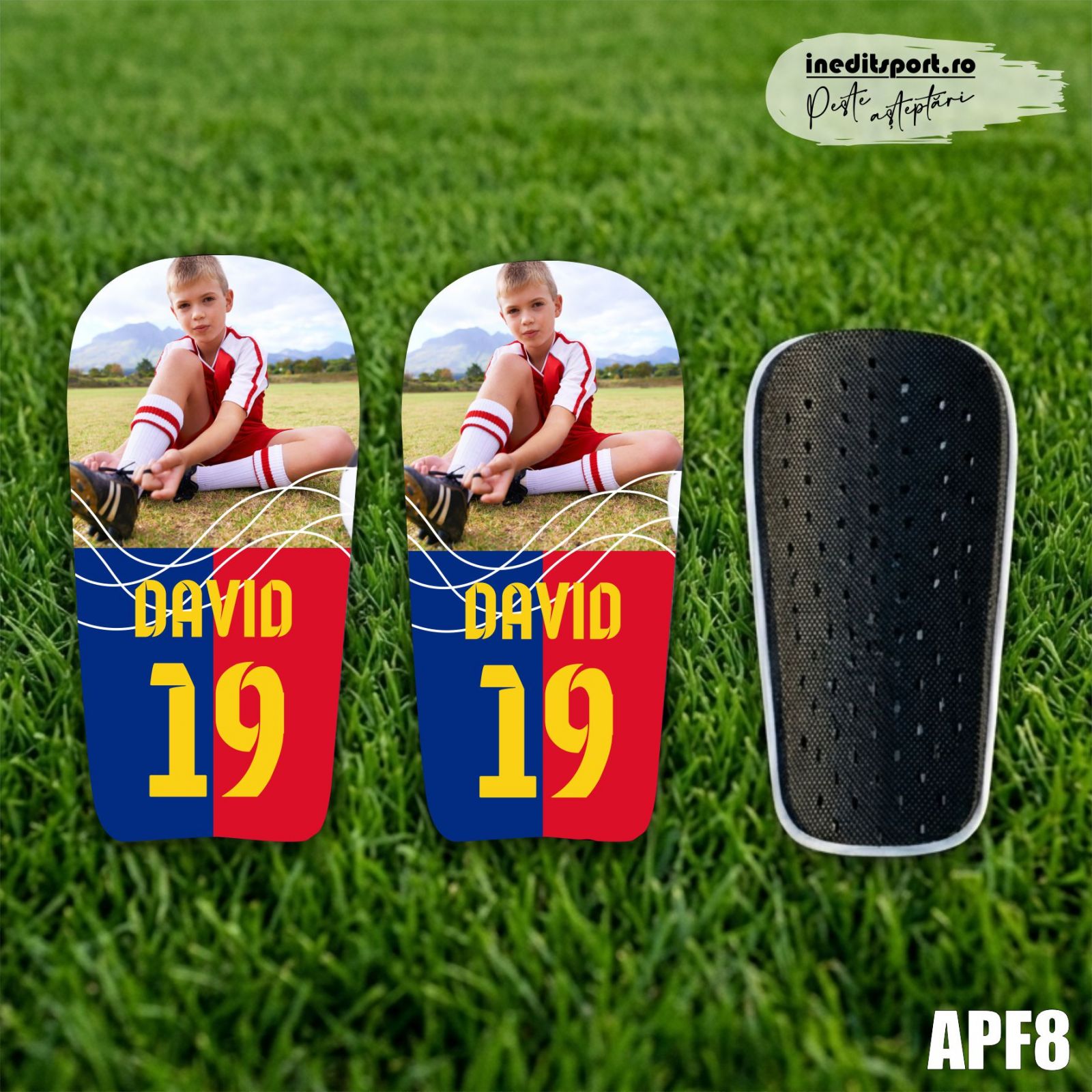 Cadouri Sportive - Aparatori de fotbal personalizate cu fotografie nume si numar - APF8