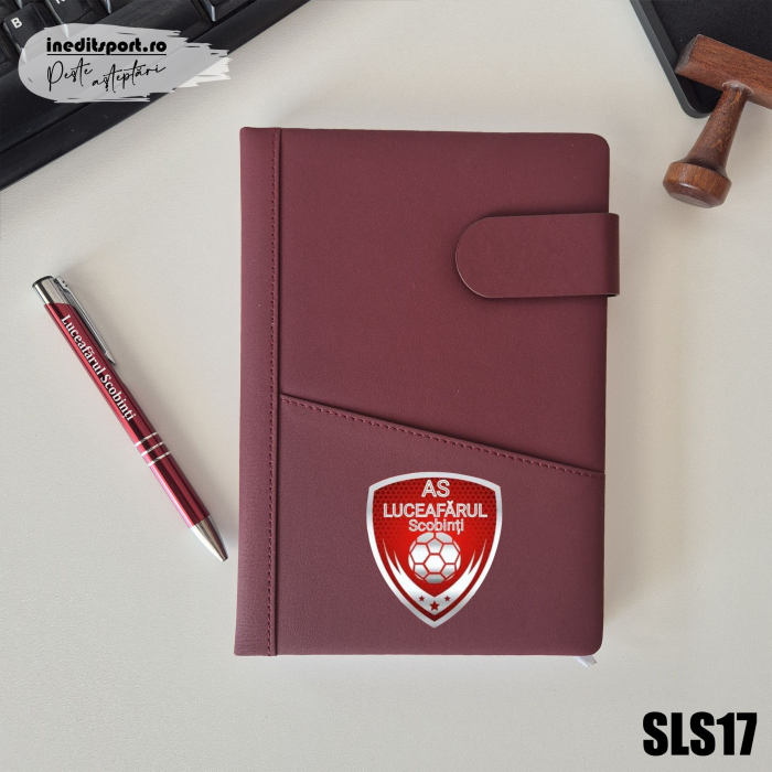 Agendă și pix personalizate AS Luceafărul Scobinți SLS17 [1]
