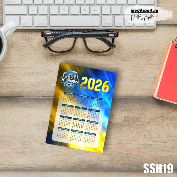 Calendar magnetic personalizat F.C. Sharks SSH19 [1]