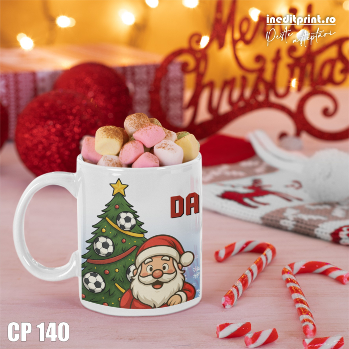 Cana personalizata de Craciun pentru micii fotbalisti -  CP140 [1]