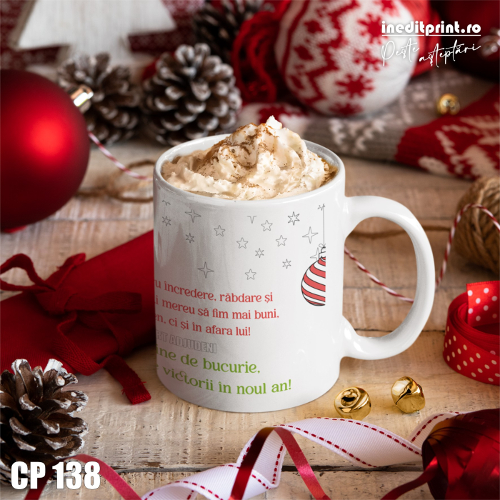 Cana personalizata sportiva de Craciun -  CP138 [1]