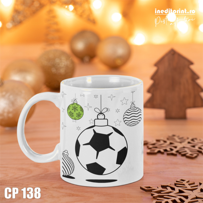 Cana personalizata sportiva de Craciun -  CP138 [2]