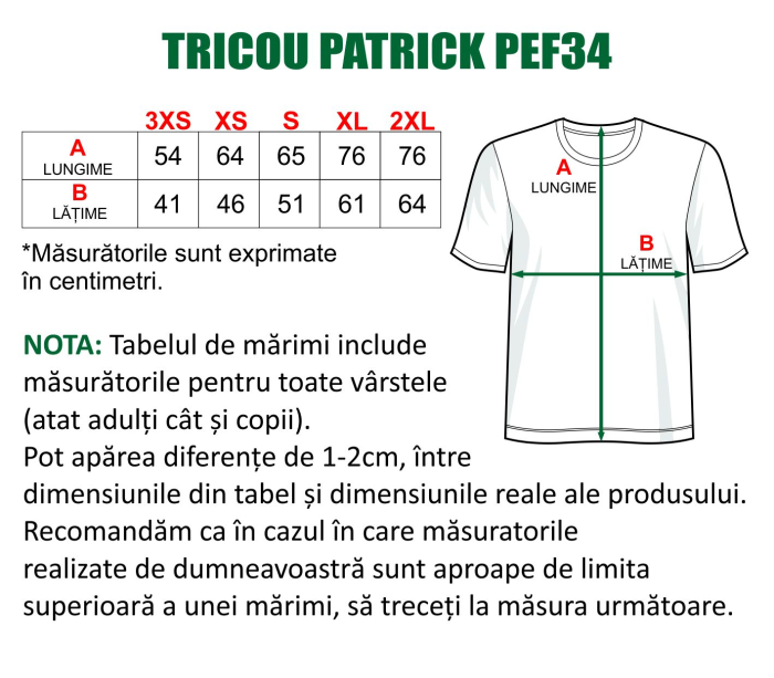 Kit echipament fotbal copii Patrick PEF34 [7]
