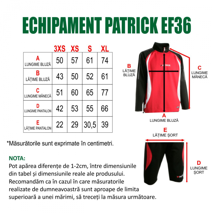 Kit echipament bluza fleece si bermude PATRICK  PEF36 [5]