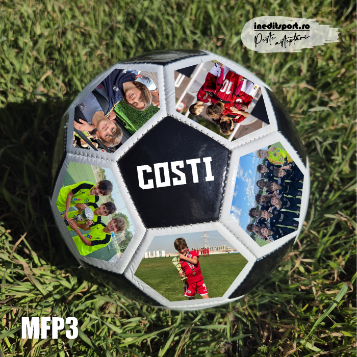 Minge fotbal personalizata cu poza si text MFP3 [4]