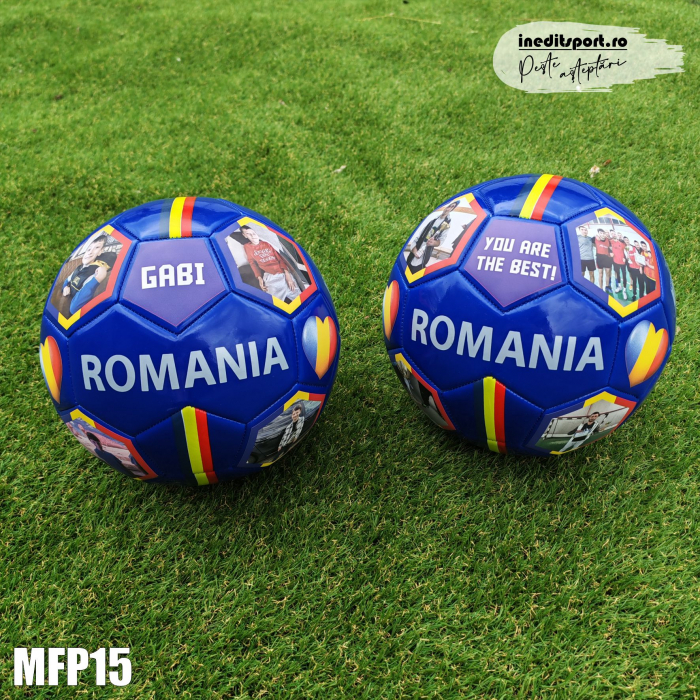 Minge fotbal personalizata Romania cu poze si text - MFP15 [1]