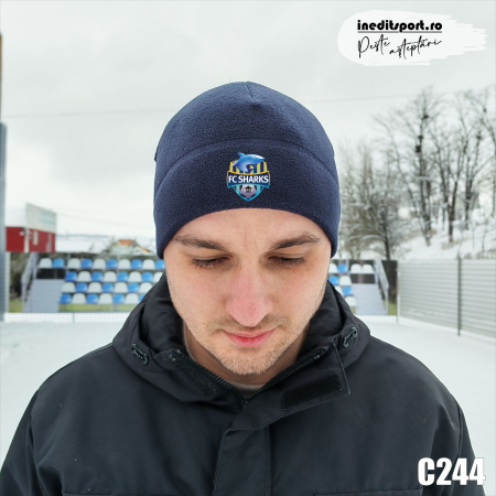 ACCESORII - Caciula fleece simpla personalizata C244