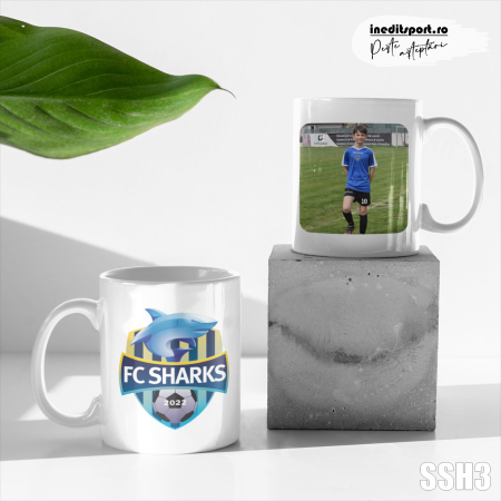 F.C. Sharks - Cana personalizata F.C. Sharks SSH3