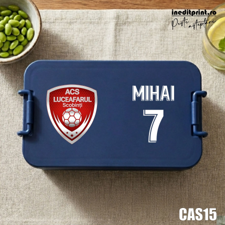 Cadouri Sportive - Caserola personalizata nume, numar si sigla CAS15