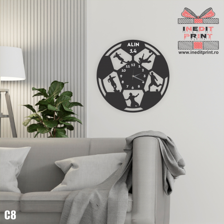 Cadouri Sportive - Ceas personalizat cu text C8