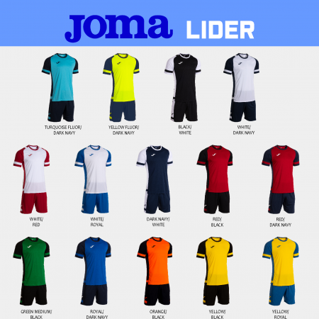 Echipament fotbal copii si adulti Joma Lider