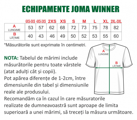 Echipament fotbal copii si adulti JOMA WINNER EF18 [8]