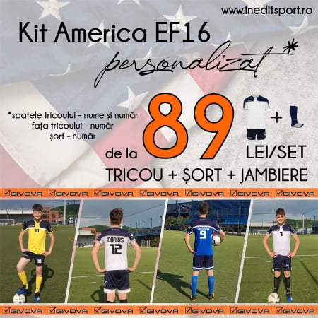 Echipament fotbal copii si adulti KIT AMERICA EF16 [0]