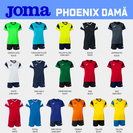 Precomanda - Echipament fotbal Damă Joma Phoenix