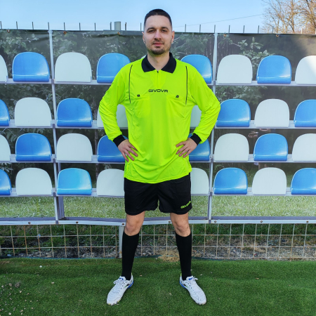 Echipamente arbitri - Kit Arbitru ML GIVOVA, galben fluo cu negru - KITA04