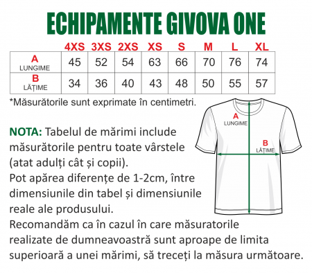 KIT GIVOVA Echipament fotbal copii si adulti PEF4 [9]