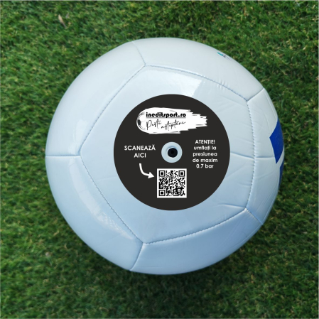 Minge fotbal ADIDAS Universadi marimea 5, alb cu negru MFN10 [3]