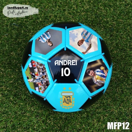 Mingi - Minge fotbal personalizata cu poza si text MFP12