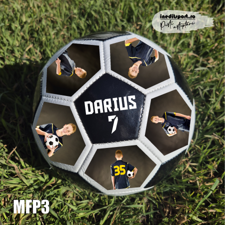 Minge fotbal personalizata cu poza si text MFP3 [4]