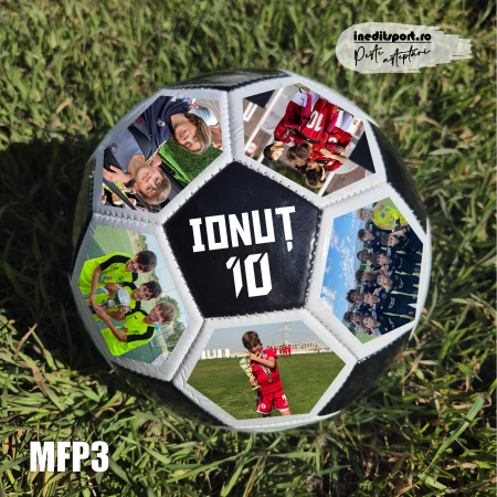 Mingi - Minge fotbal personalizata cu poza si text MFP3
