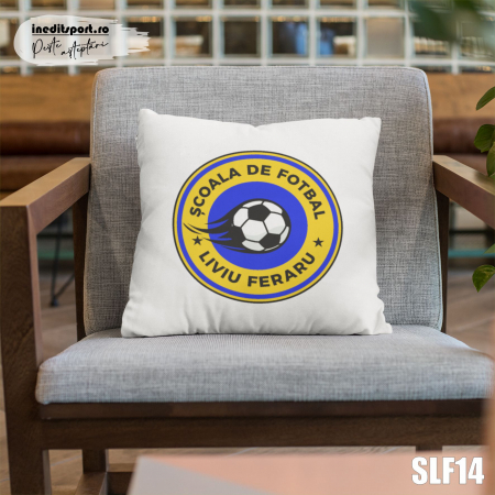 Fan Club - Pernă personalizată fotbal Scoala de fotbal Liviu Feraru SLF14