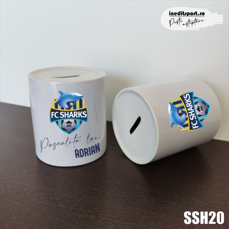 F.C. Sharks - Pusculita personalizata F.C. Sharks SSH20
