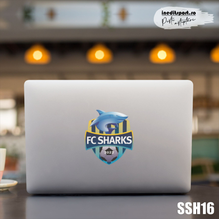 F.C. Sharks - Set sticker universale F.C. Sharks SSH16