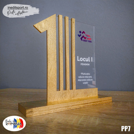 Set trofee personalizate locurile 1, 2 și 3 PP7 [2]
