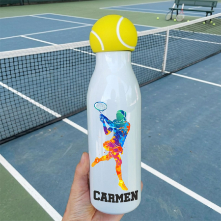 Cadouri Sportive - Termos sport, cu capac de minge tenis TBP35