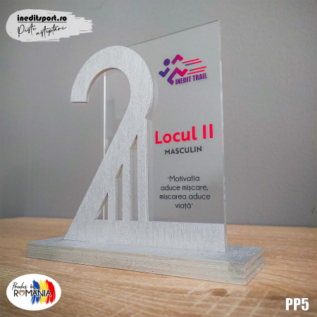 Cadouri Sportive - Trofeu Personalizat Locul 2 PP5