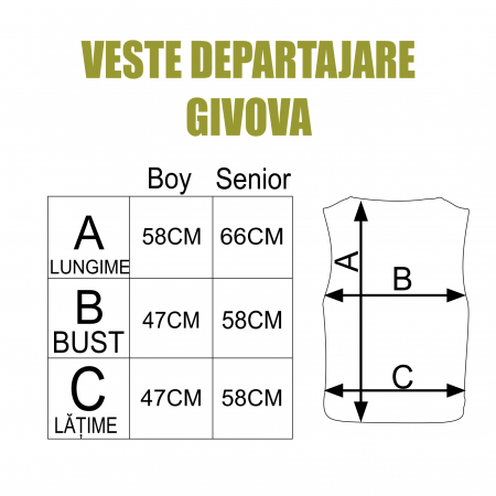 Vestă departajare GIVOVA adulti si copii WD7 [2]