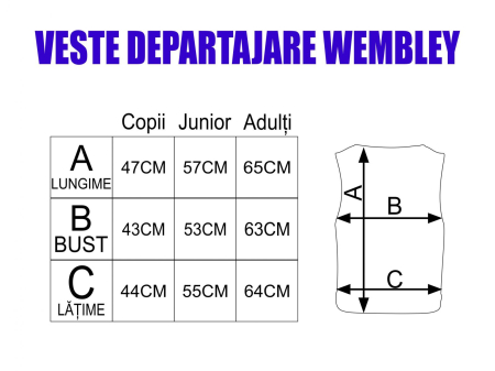 Vestă departajare WEMBLEY WD9 [4]